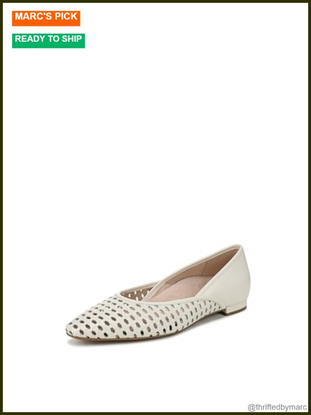 Woven Leather Ballet Flats Cushioned Support Slip-On Comfort